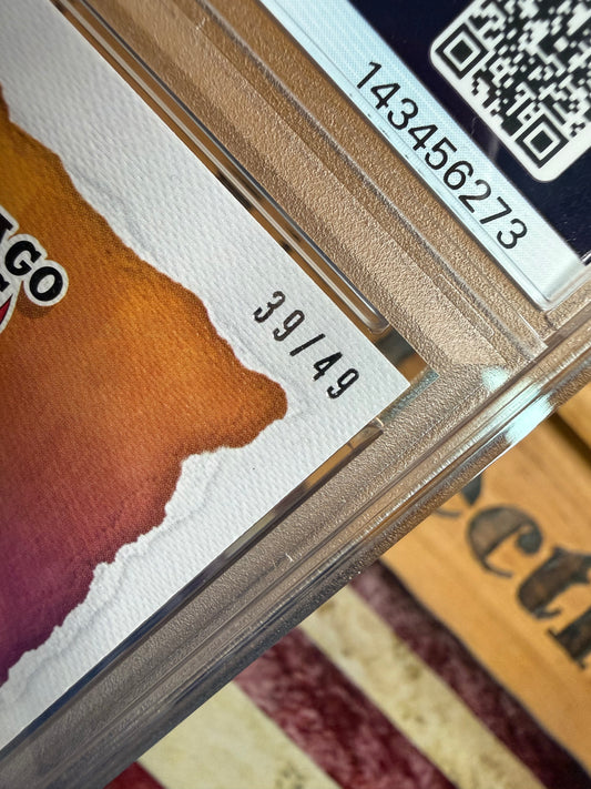 2019 Court Kings Fresh Paint Coby White ROOKIE AUTO Citrine /49 PSA 10 #FPCWH