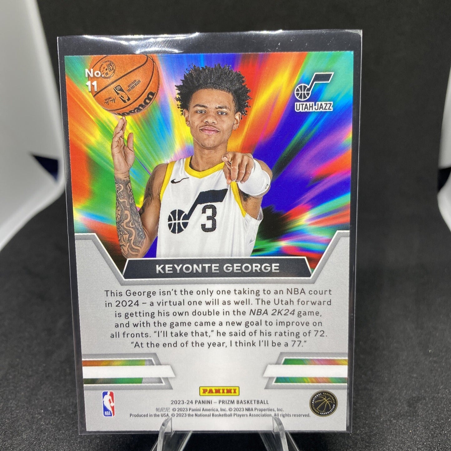 GEM - Keyonte George Rookie RC 2023-24 Prizm #11 Instant Impact