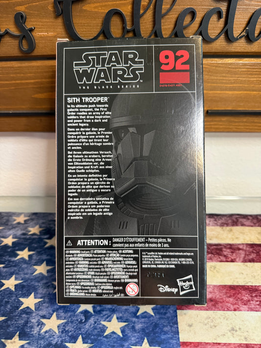 Sith Trooper #92 Star Wars The Black Series 6-Inch Action Figure black box