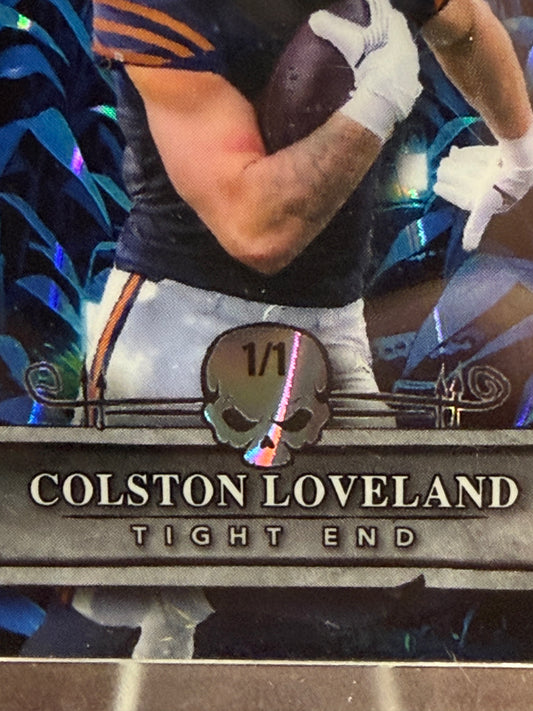 2024 Wild Card Haunted Hits Monster Hunt Colston Loveland 1/1 One of One Rookie
