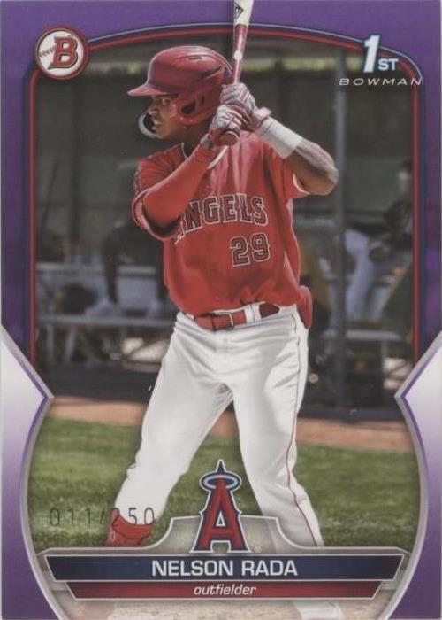 2023 Bowman - Prospects Nelson Rada #BP-132 Purple /250 (RC)