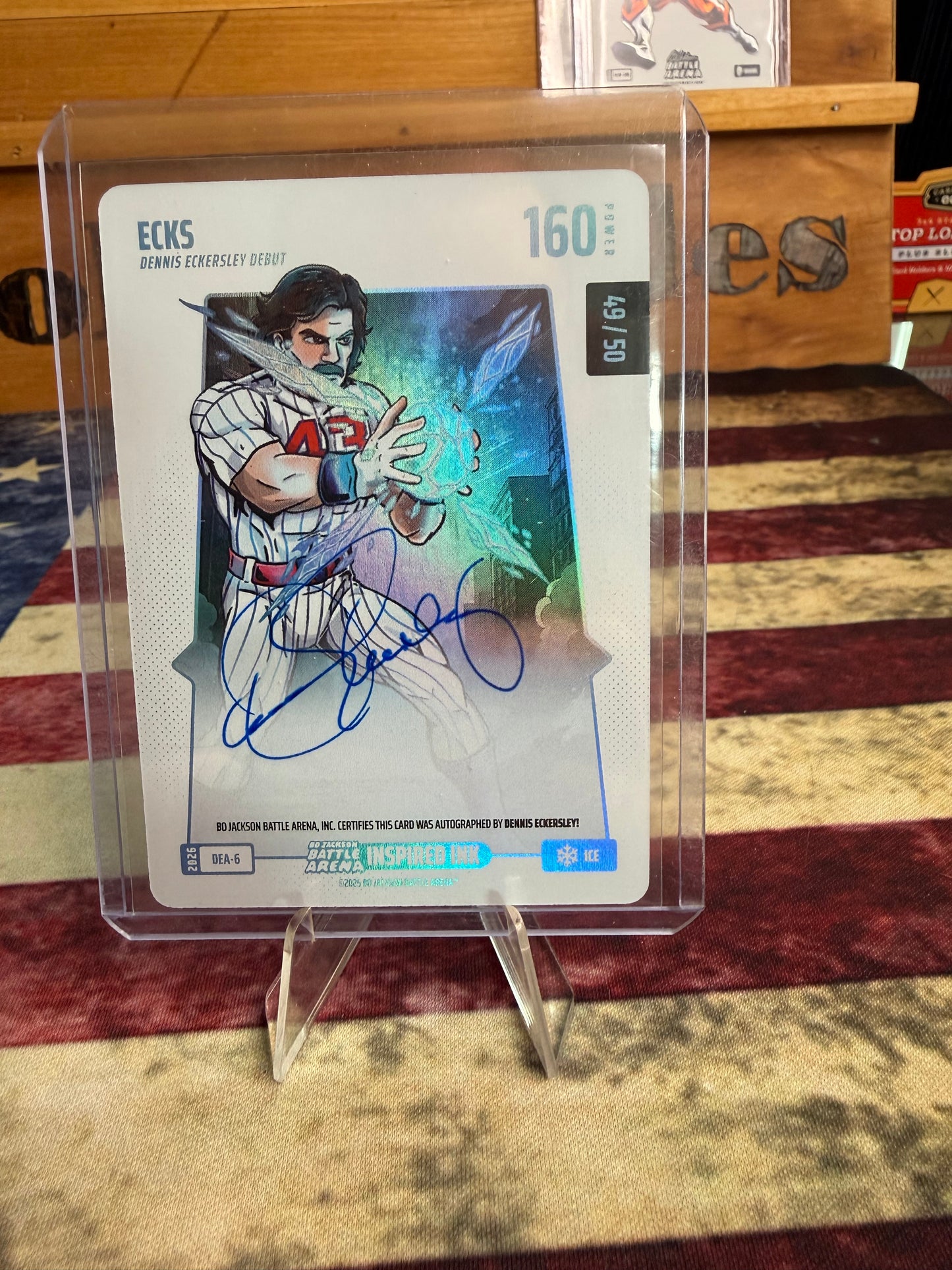 2026 Bo Jackson Battle Arena Dennis Eckersley "Ecks" Inspired Ink Ice Auto /50 #DEA-6