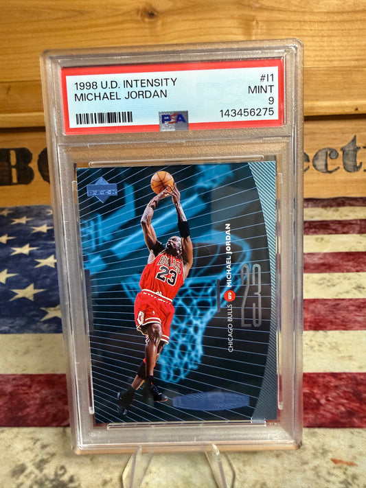 1998-99 Upper Deck Intensity Michael Jordan #I1 PSA 9 MINT Bulls