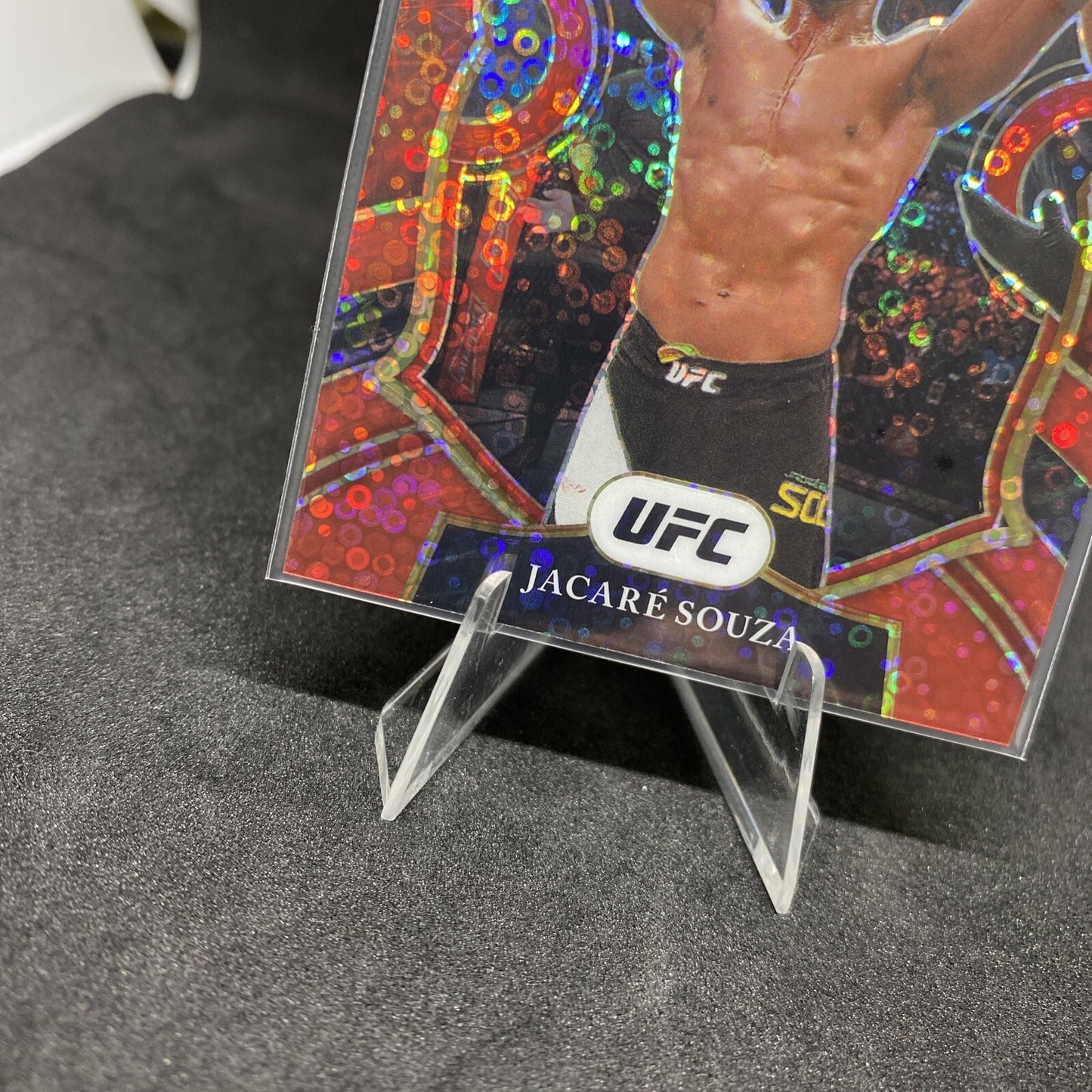 2021 Panini Select UFC - Concourse Red Disco Prizm #74 Ronaldo Souza /199