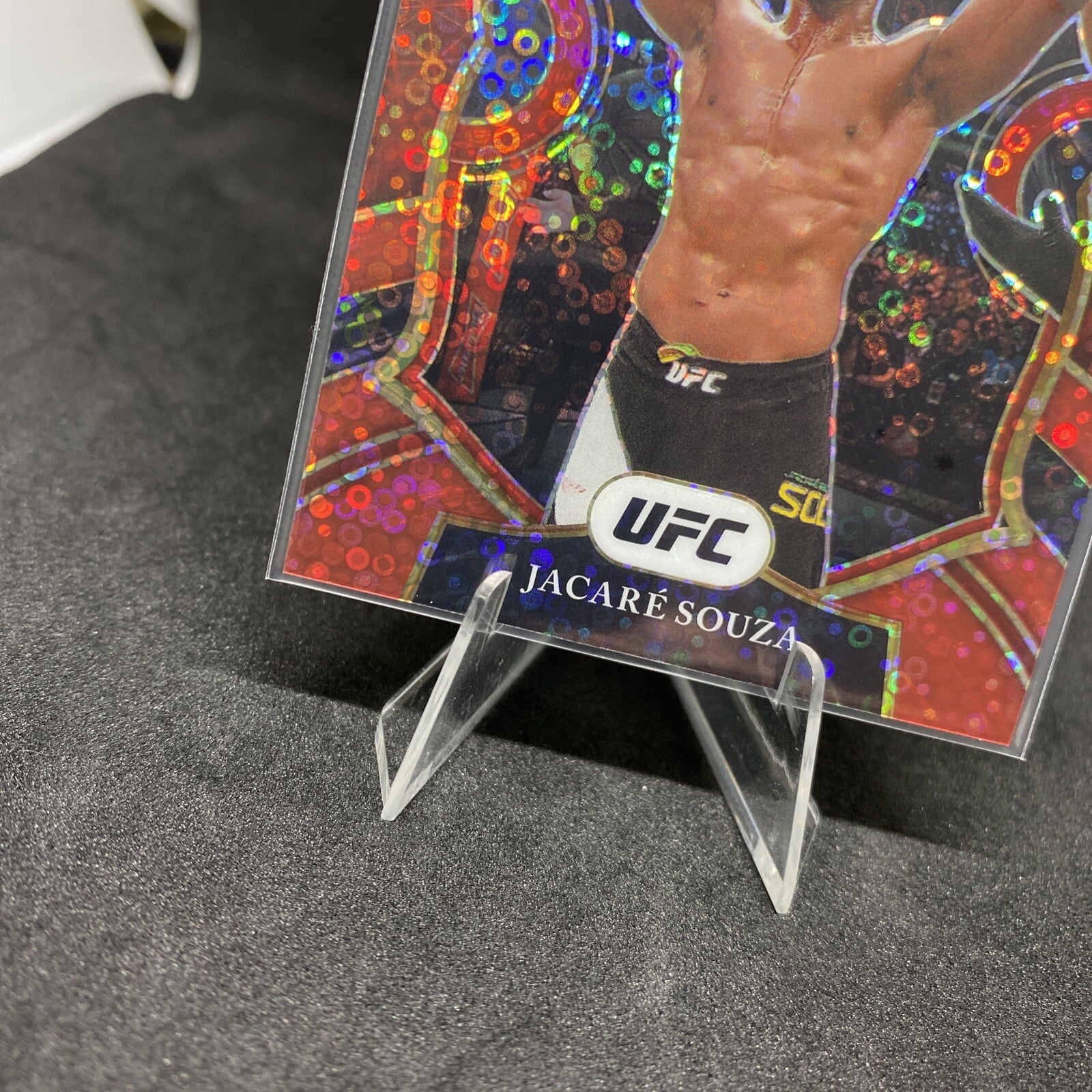 2021 Panini Select UFC - Concourse Red Disco Prizm #74 Ronaldo Souza /199