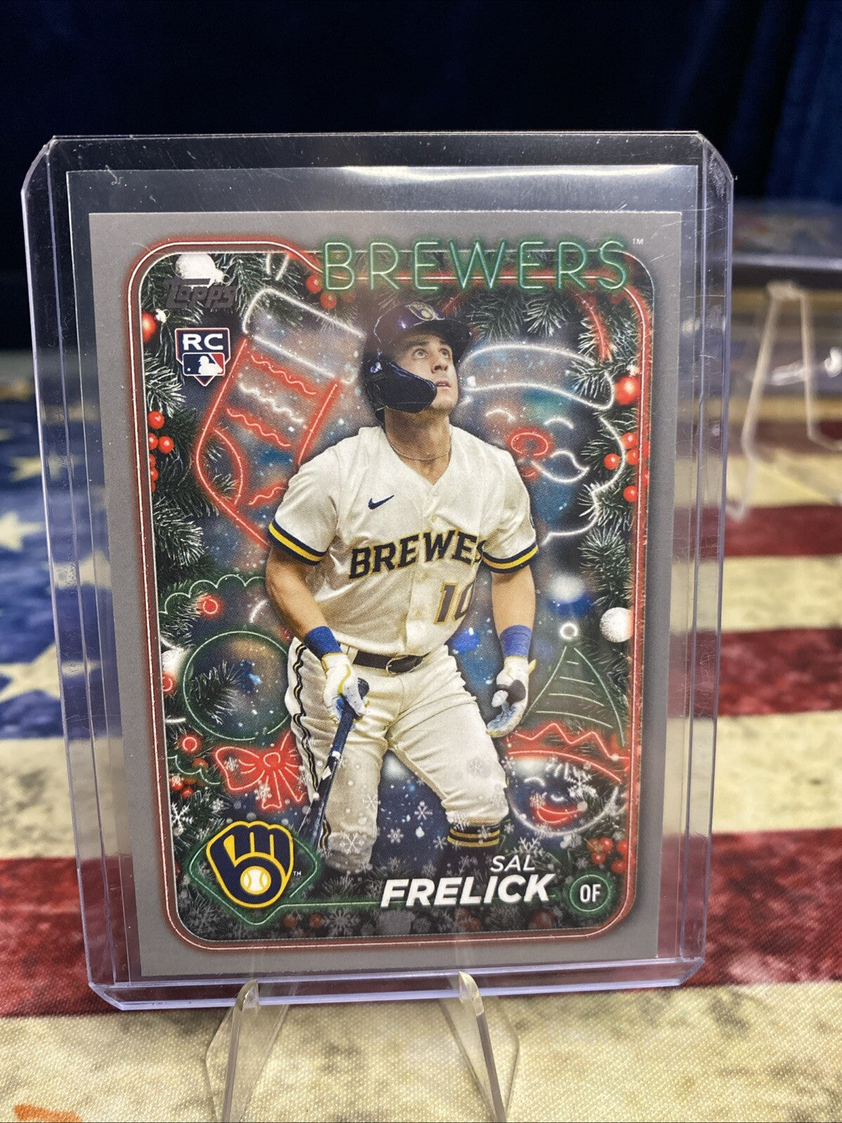2024 Topps Holiday - Silver Glitter #H35 Sal Frelick (RC)
