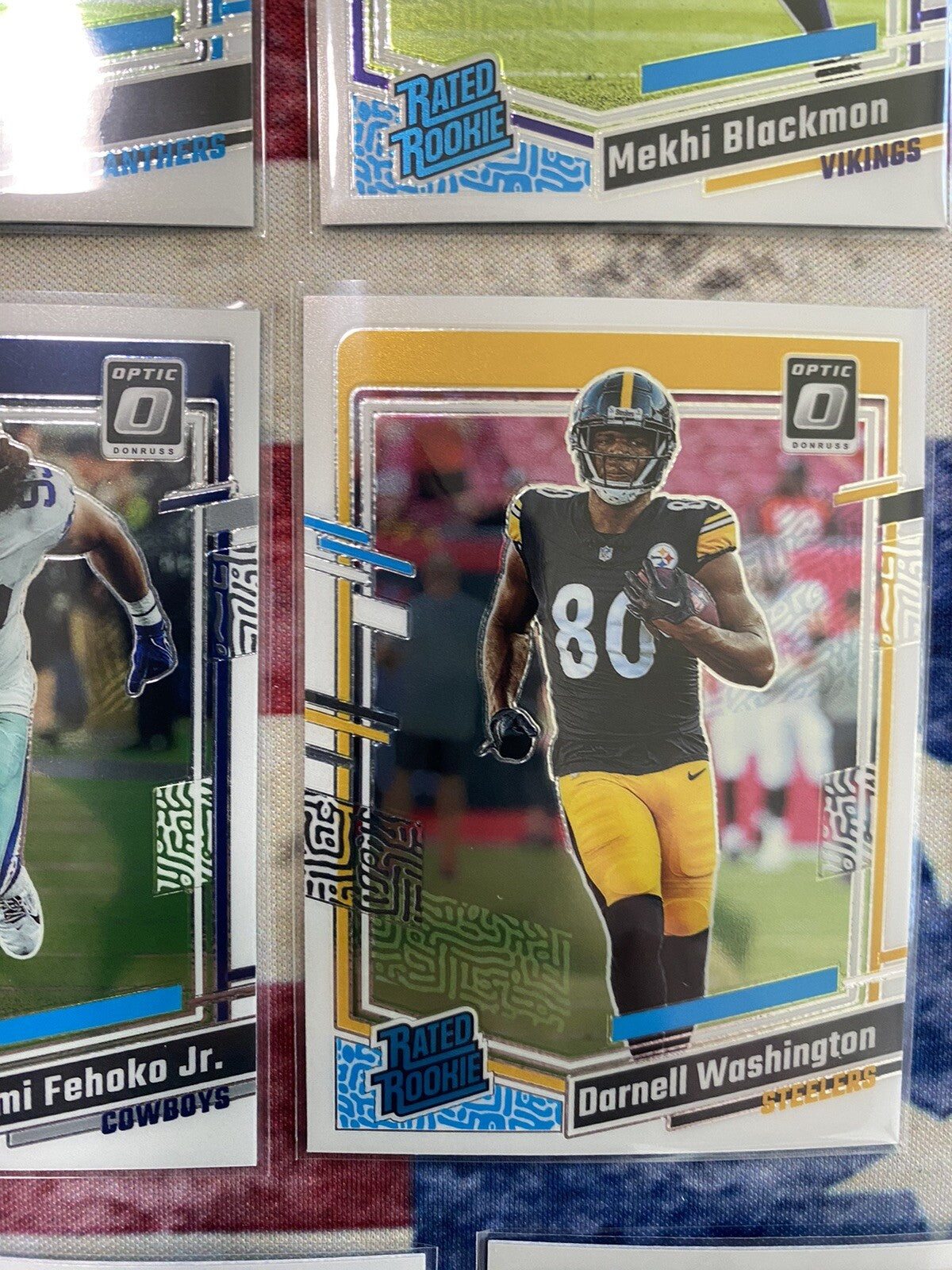 16 X NFL Optic Rated Rookie Cards. Future stars, 