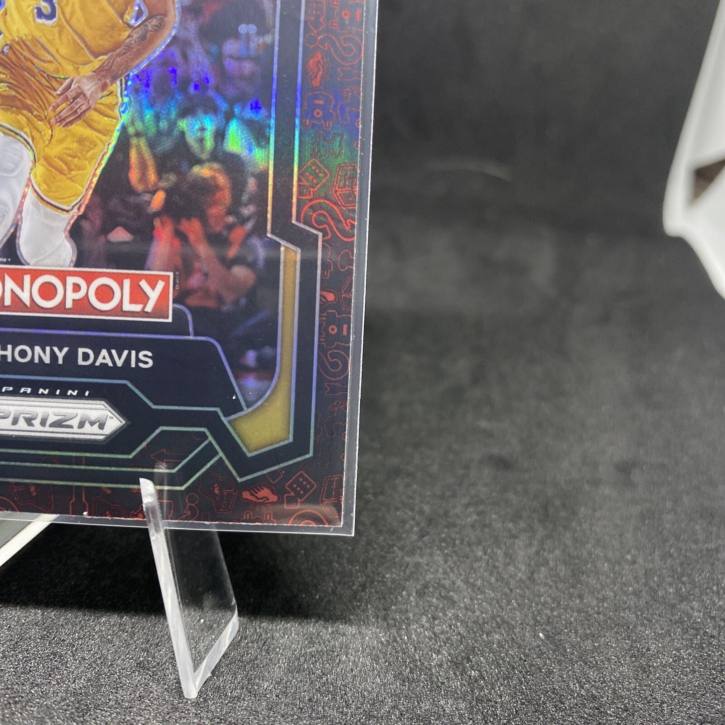2023-24 Panini Prizm Monopoly Anthony Davis Red Icons Prizm Card #41 Lakers SSP 