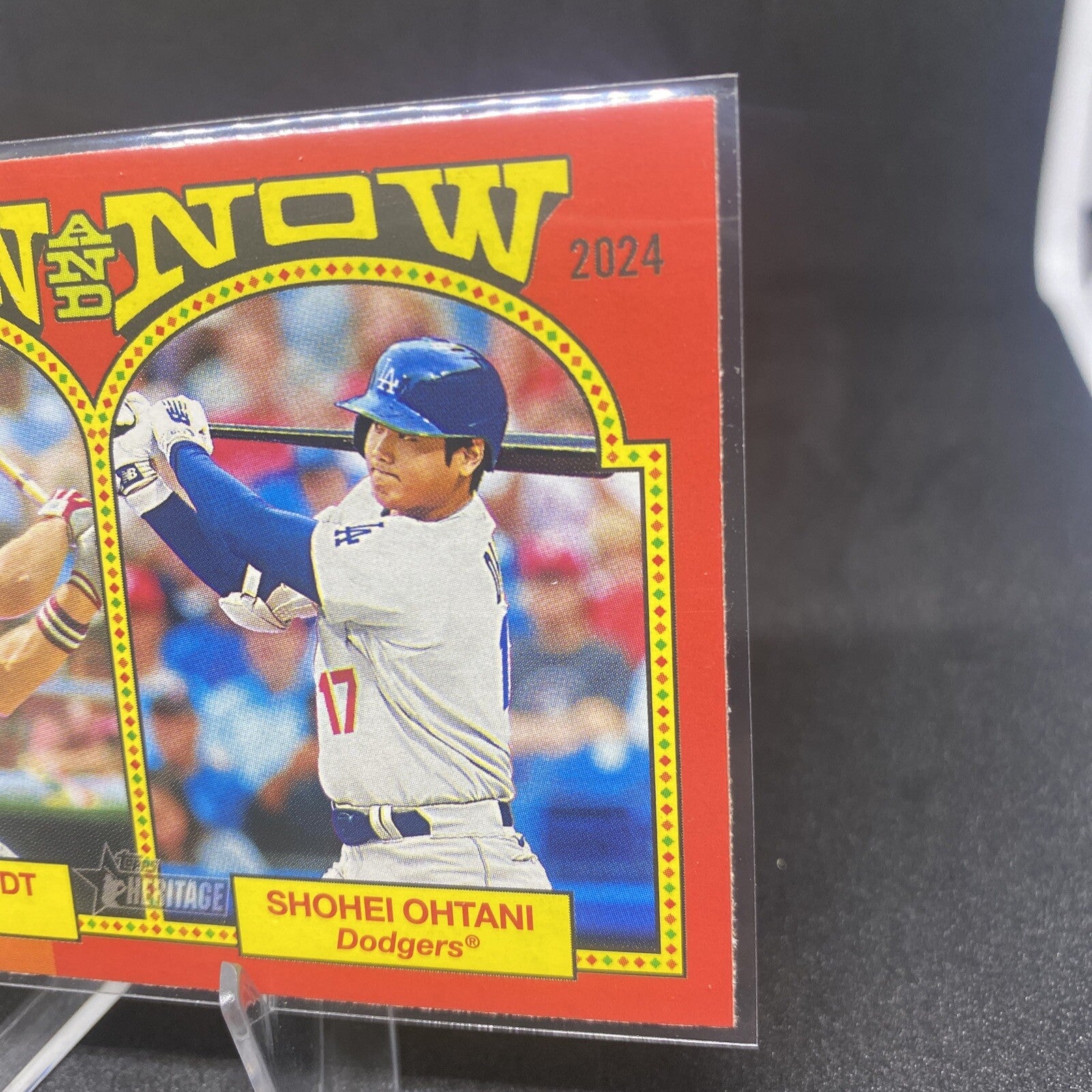SP 2024 Topps Heritage Baseball Then & Now Shohei Ohtani Mike Schmidt #TAN-2