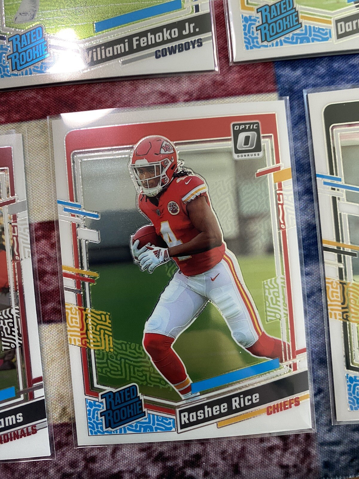 16 X NFL Optic Rated Rookie Cards. Future stars, 