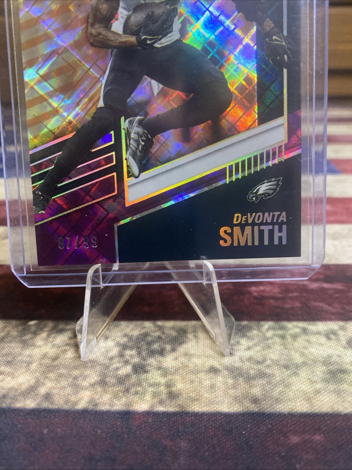 2022 Panini Donruss Elite - Purple #10 Devonta Smith /99