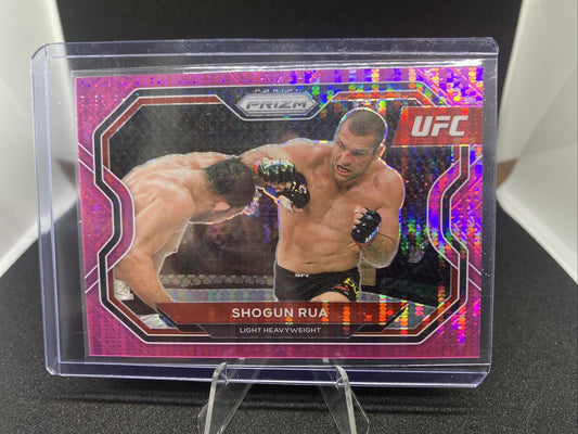 Super Rare 21 Prizm Ufc Shogun Rua Pink Pulsar 27/42 RECORD MATCH 27-14-1 =27/42