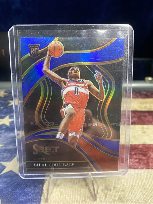 Bilal Coulibaly 2023-24 Panini Select Courtside Blue Prizm RC #268