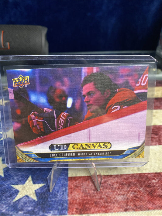 2024-25 Upper Deck #C-15 Cole Caufield UD Canvas