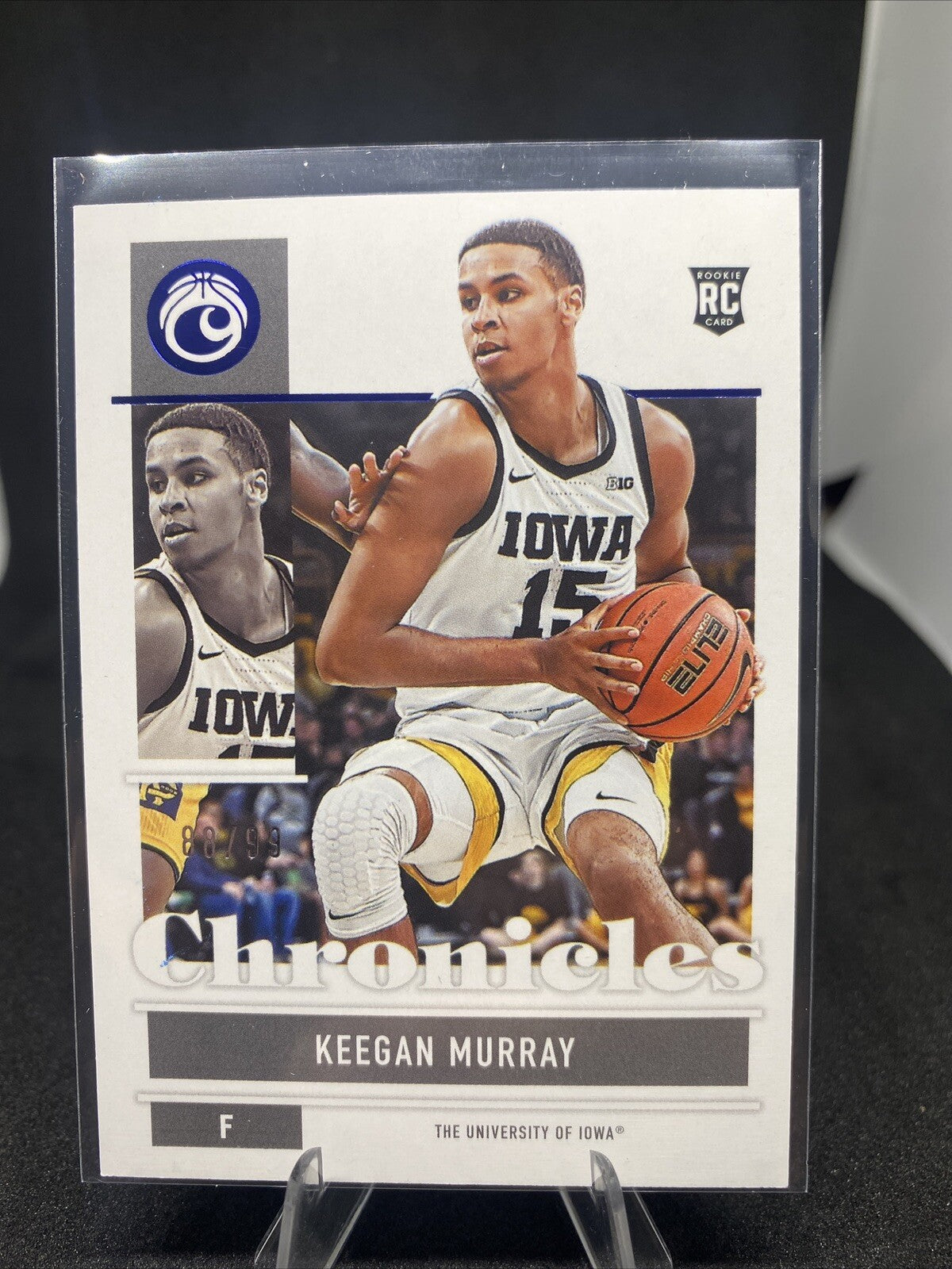 2022-23 Panini Chronicles Draft Picks Blue Keegan Murray Rookie RC No. 5 #'d /99