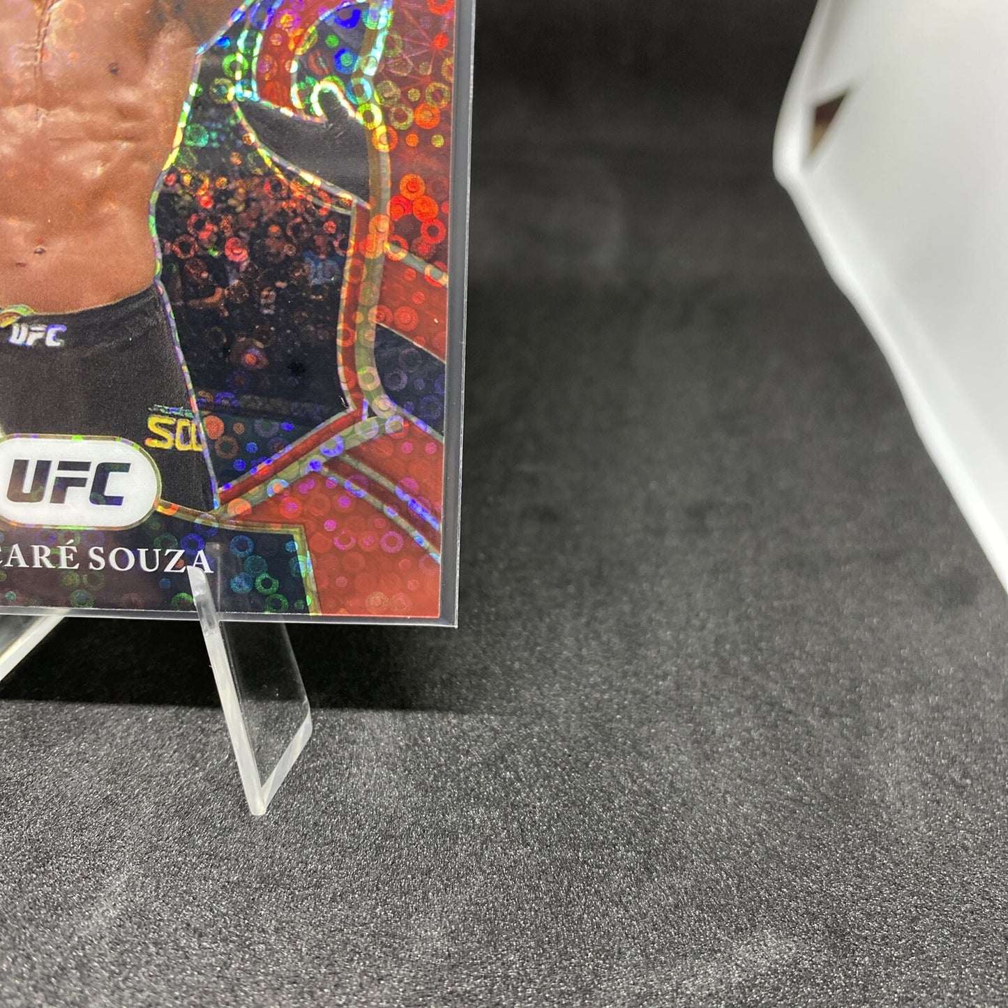 2021 Panini Select UFC - Concourse Red Disco Prizm #74 Ronaldo Souza /199