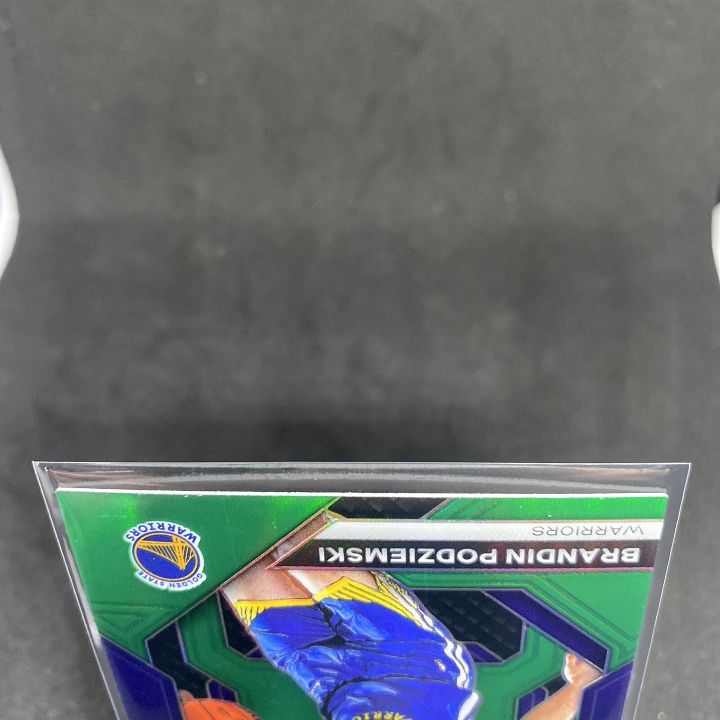GEM - 2023-24 Panini Prizm Emergent GREEN PRIZM Brandin Podziemski Rookie RC #24