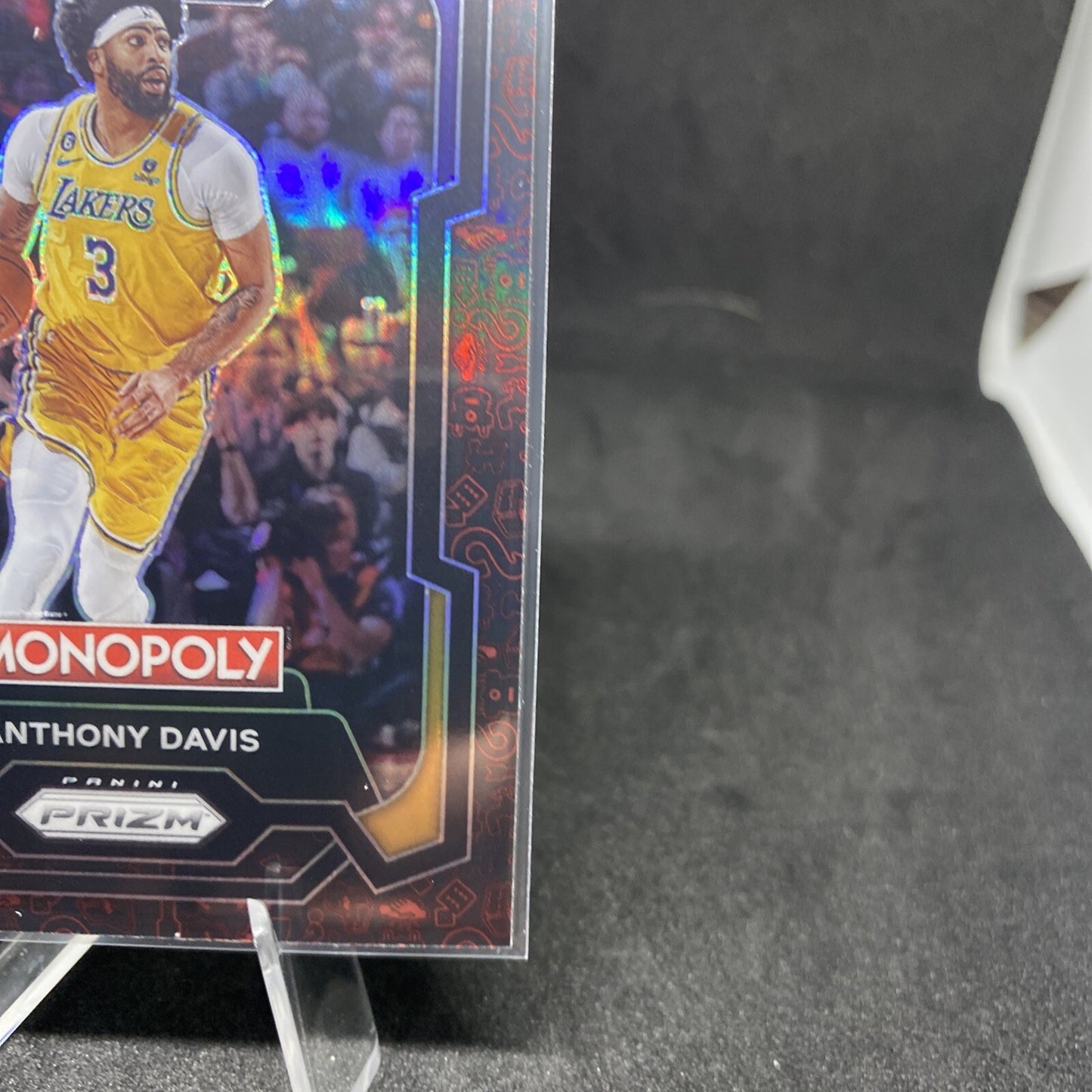 2023-24 Panini Prizm Monopoly Anthony Davis Red Icons Prizm Card #41 Lakers SSP 