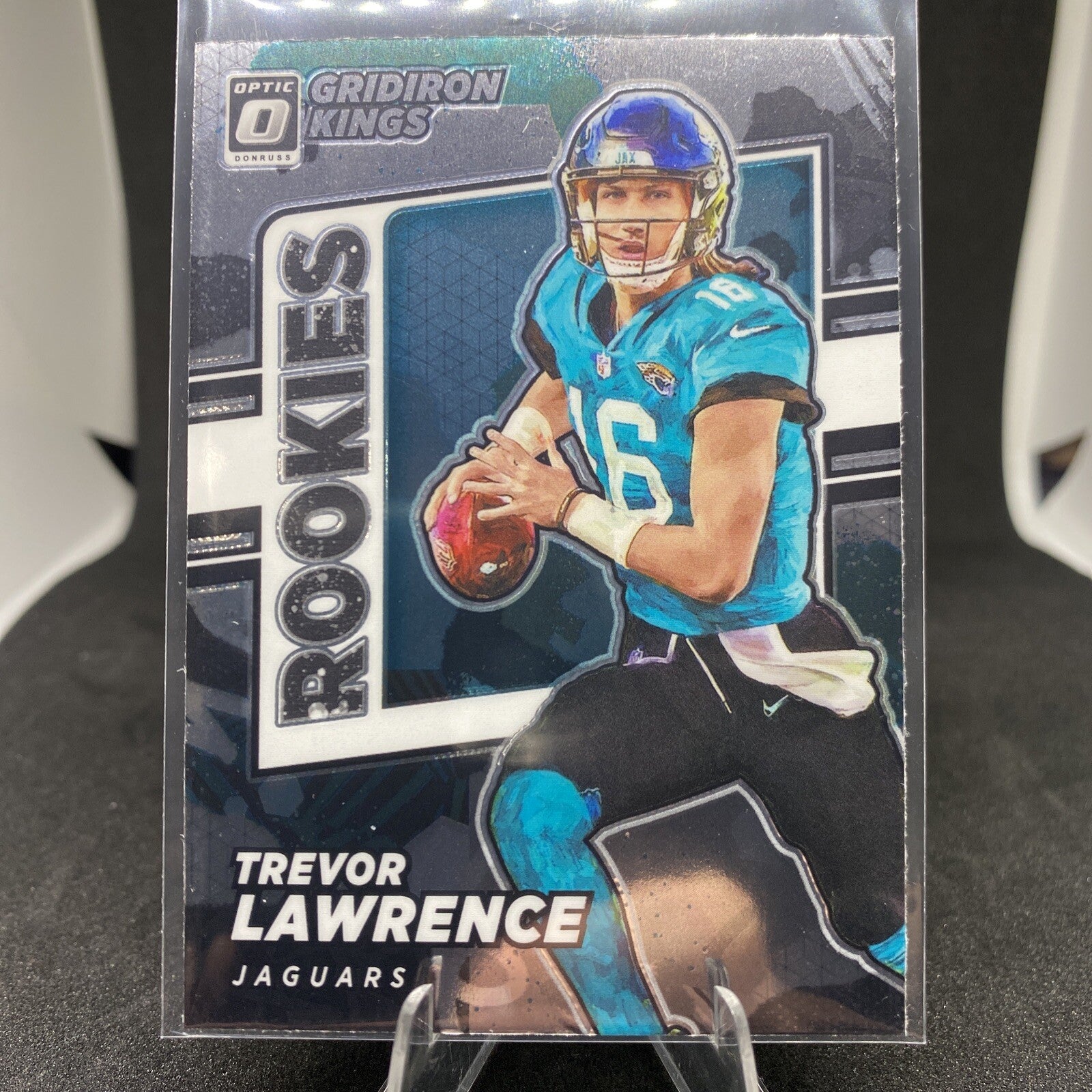 2021 Donruss Optic TREVOR LAWRENCE " Gridiron Kings " Rookie RC #RGK-1 JAGUARS