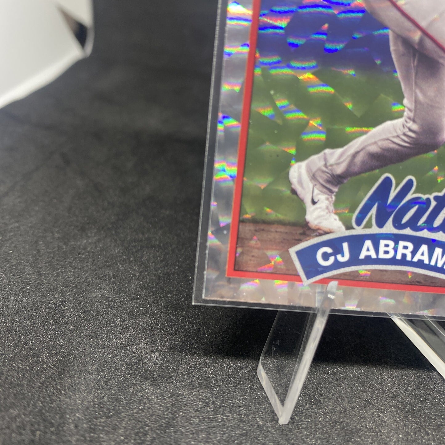 CJ Abrams 2024 Topps Series 2 1989 Silver Crackle Foil Card #89B2-44