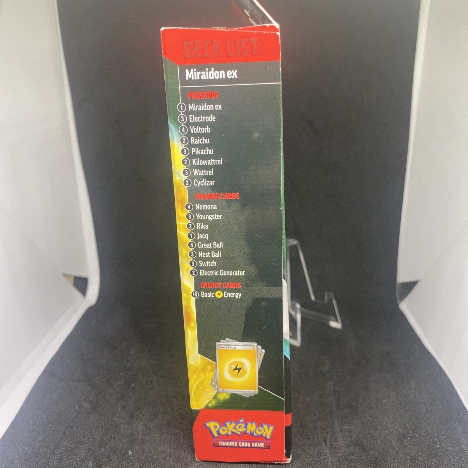 Pokemon Miraidon Ex Battle Deck