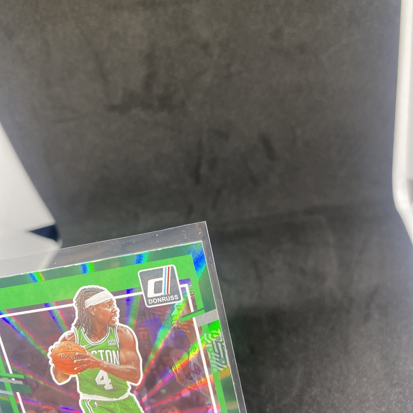 Jrue Holiday GREEN LASER Holo 2023-24 Donruss #142 - TEAM COLOR MATCH Celtics SP