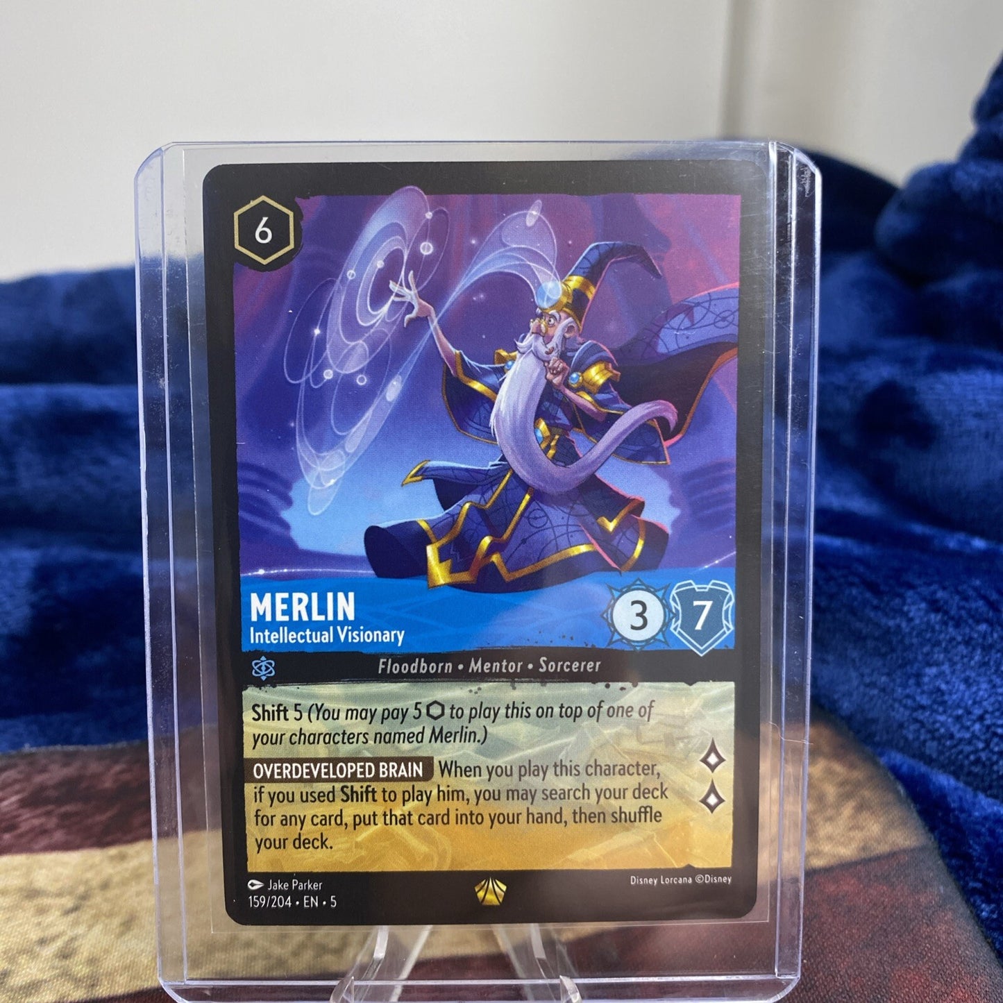Merlin - Intellectual Visionary - 159/204 - NON FOIL - NM - Disney Lorcana
