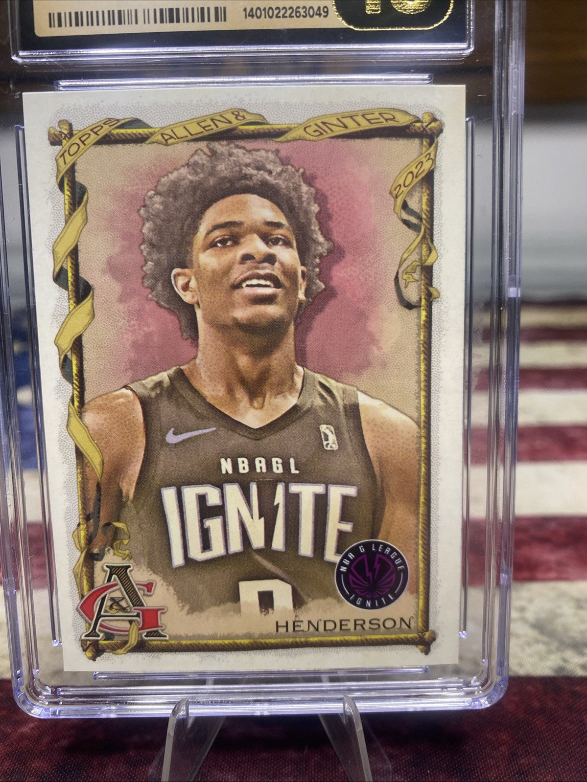 2023 Topps Allen & Ginter - Scoot Henderson #265 (RC) CGC 10 Pristine GEM