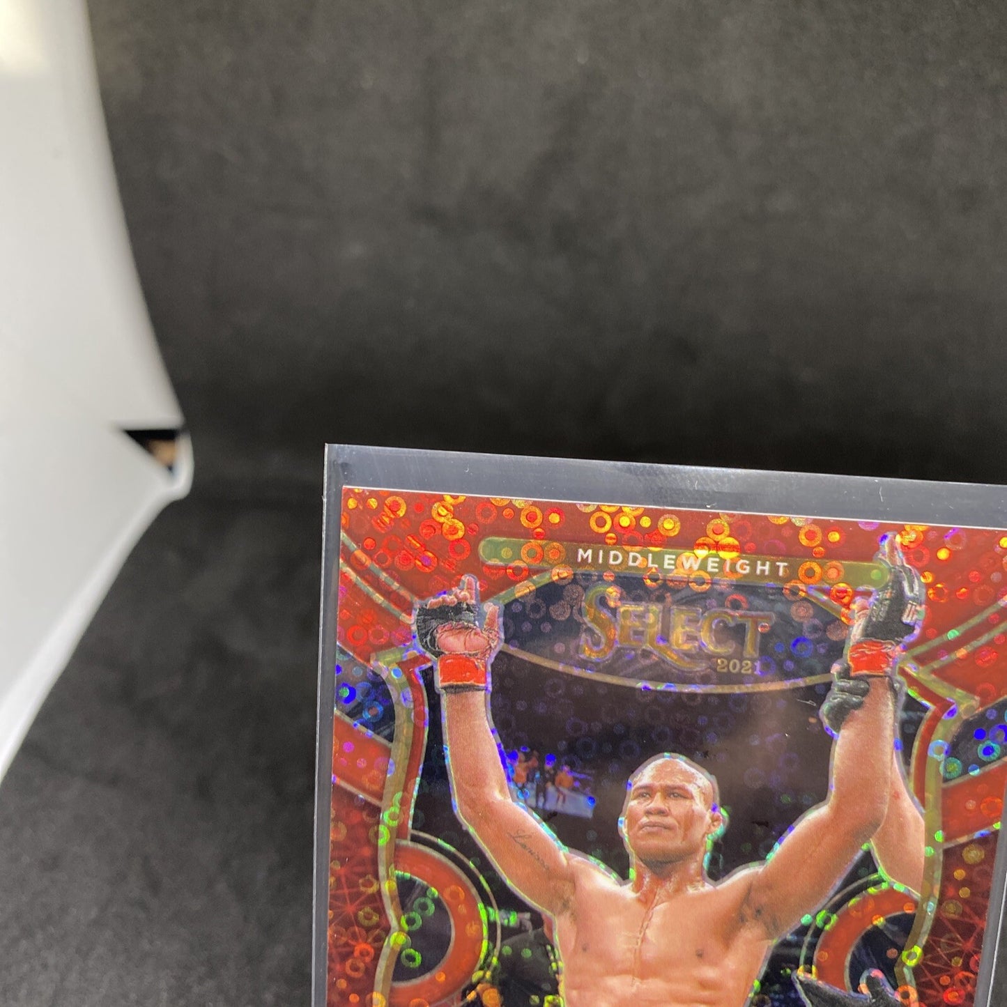 2021 Panini Select UFC - Concourse Red Disco Prizm #74 Ronaldo Souza /199