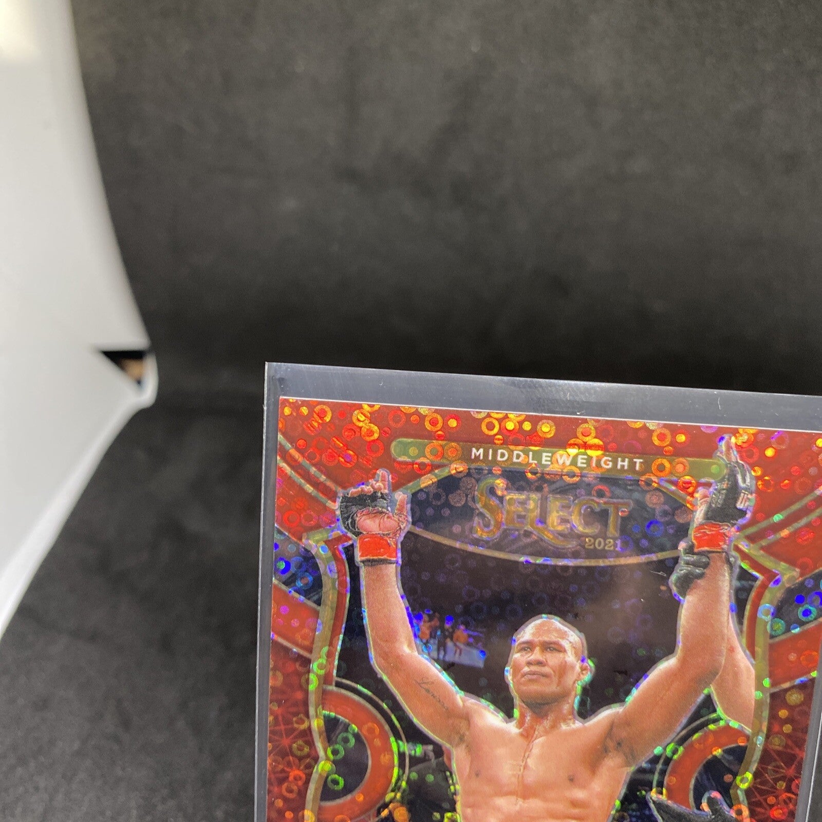 2021 Panini Select UFC - Concourse Red Disco Prizm #74 Ronaldo Souza /199