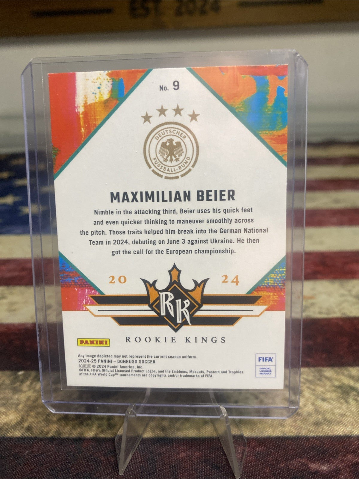 2024-25 Donruss Soccer Rookie Kings 9 Maximilian Beier, Germany