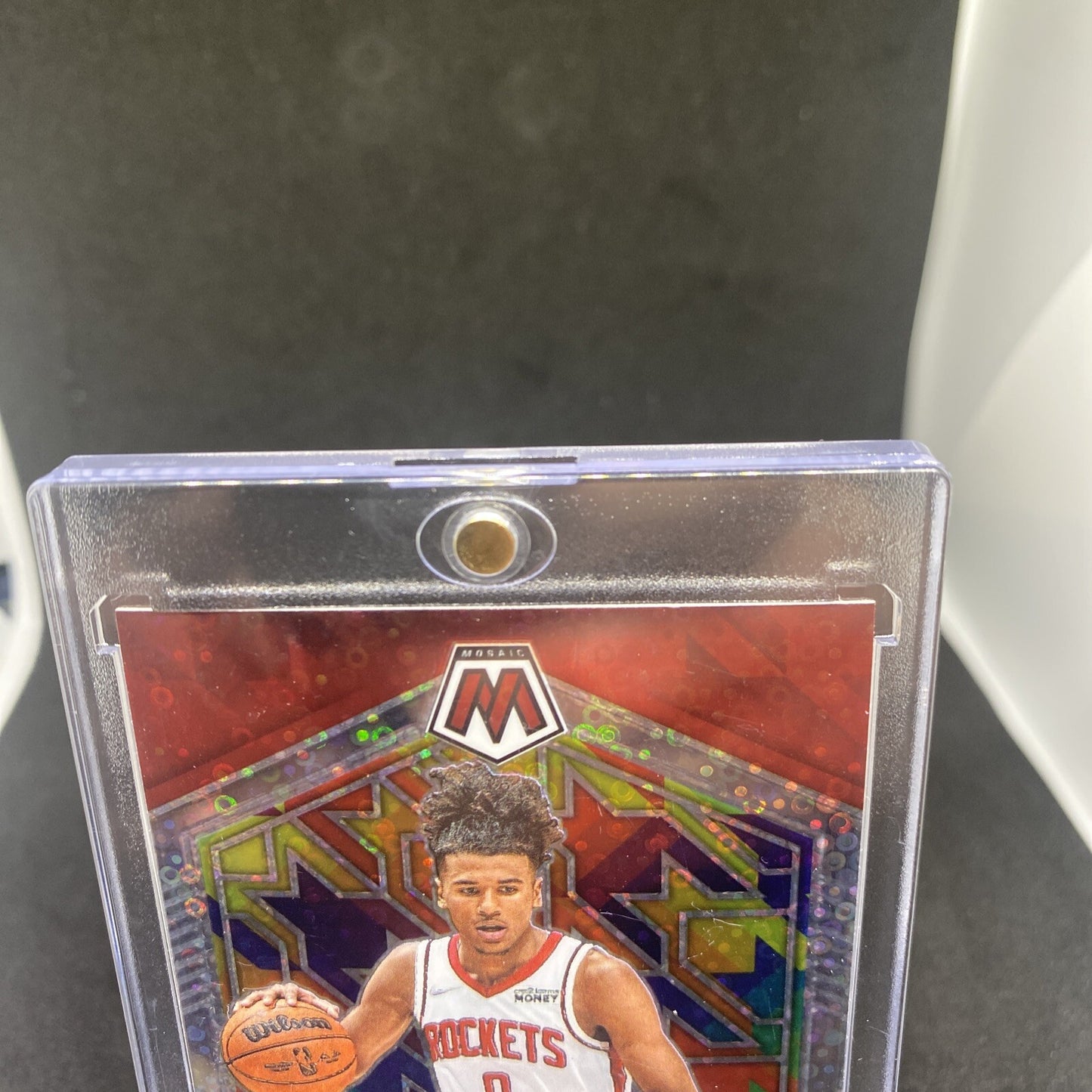 GEM - Jalen Green Rookie 2021-22 Mosaic Fast Break Silver Red Disco Color Match