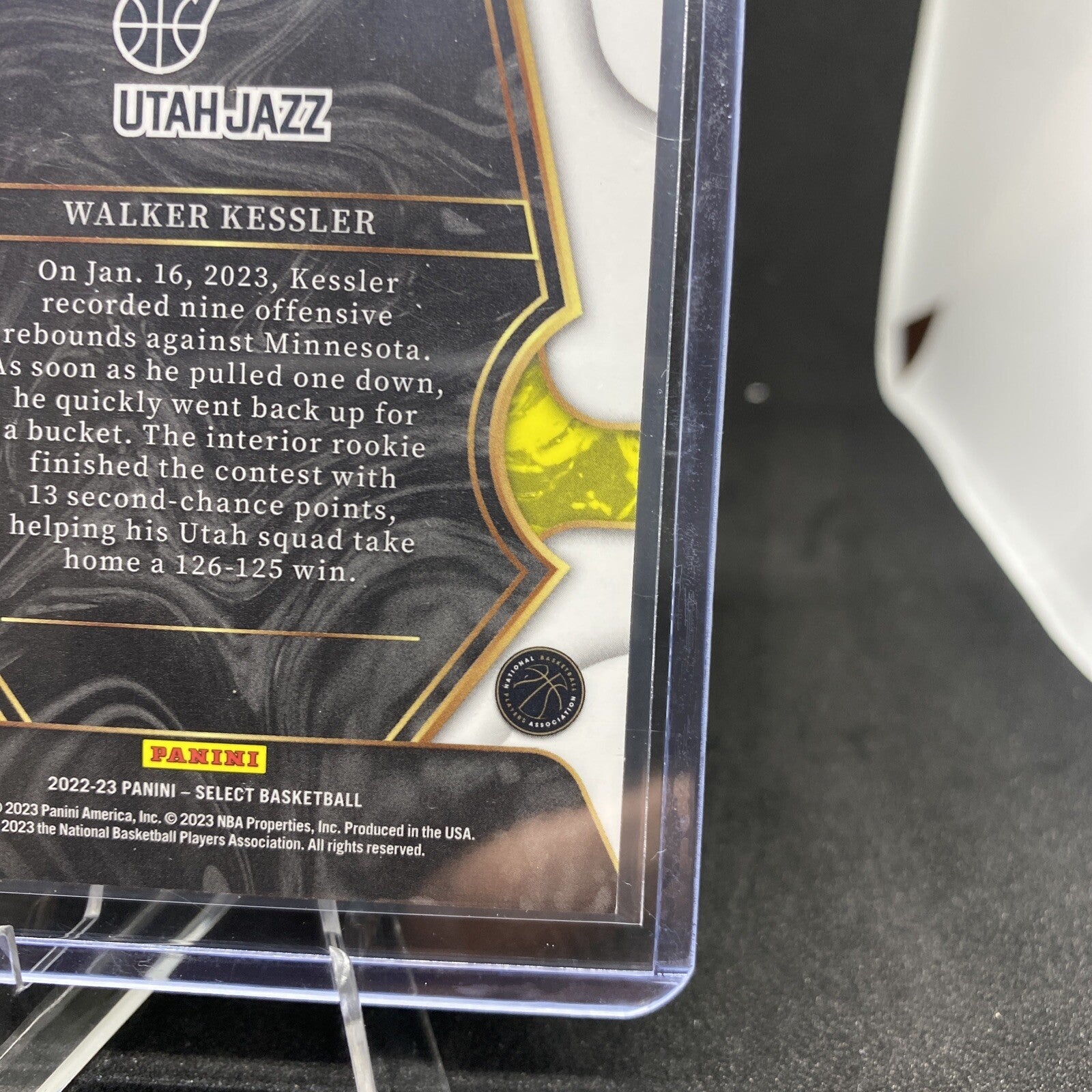 WALKER KESSLER 2022-23 Panini Select Premier Level 187 Blue Prizm RC Rookie BL43