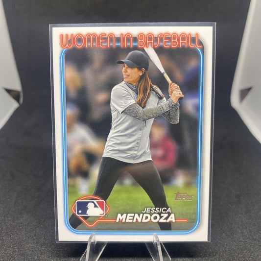2024 Topps Series 2 Jessica Mendoza Women in Baseball Insert Card #WIB-2