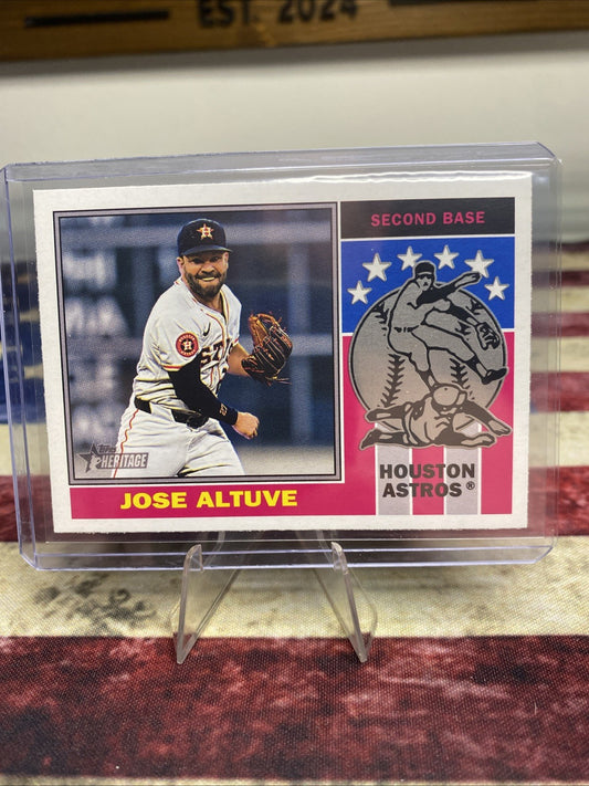 Jose Altuve 2025 Topps Heritage Player Icons Astros #4