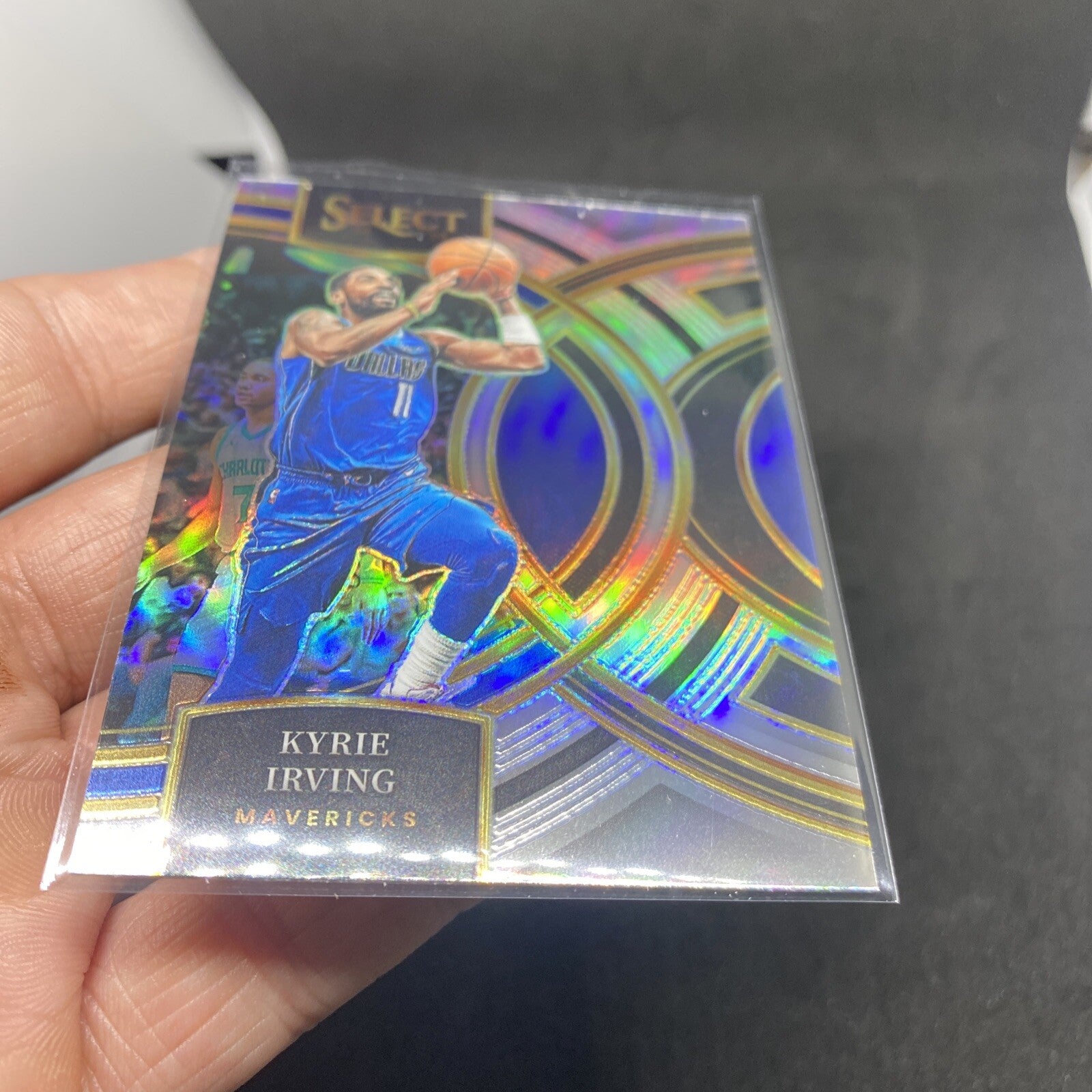 Kyrie Irving 2023-24 Select Silver Prizm Premier #180 Dallas Mavericks M9