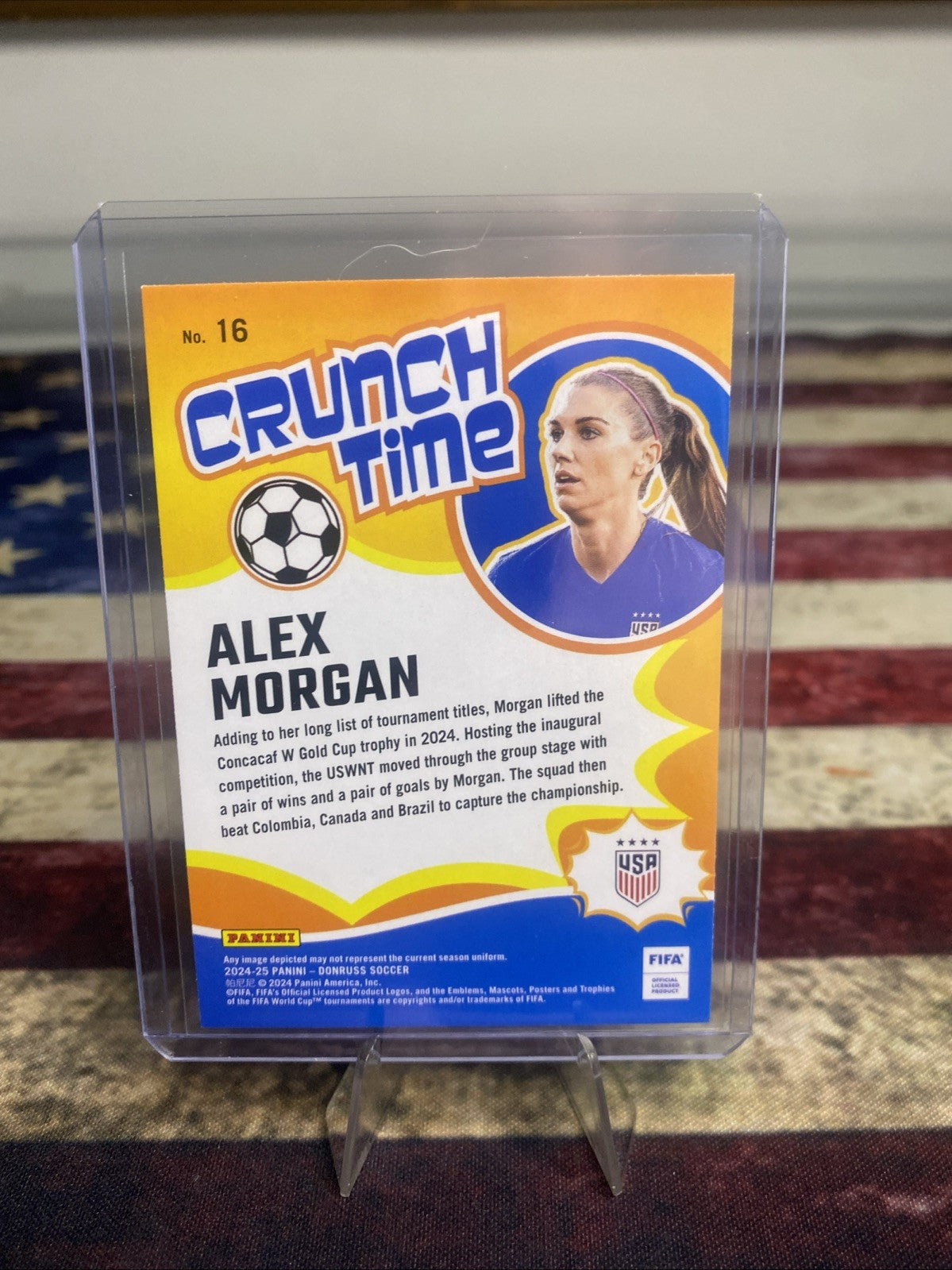 2023-24 Panini Donruss FIFA - Crunch Time No16 Alex Morgan