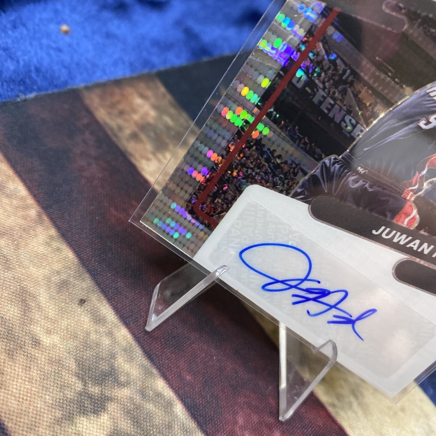 Juwan Howard Autograph 19/20 2021-22 optic #og-jwh Opti-Graph Miami Heat