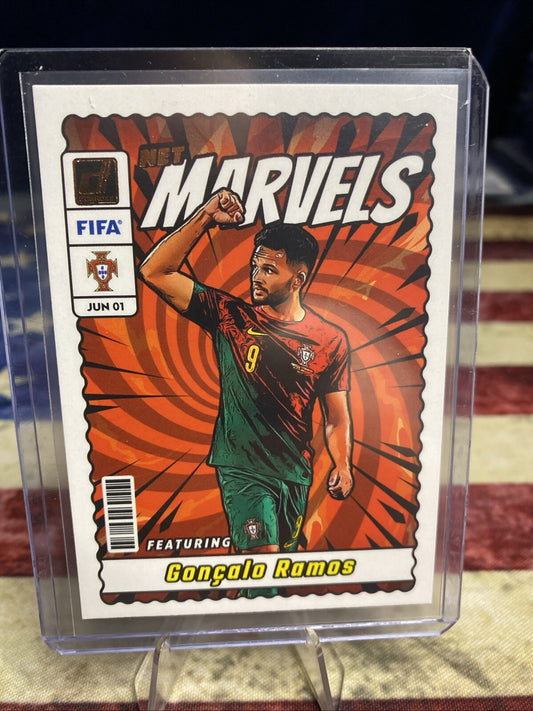 2023-24 Panini Donruss FIFA - Net Marvels #6 Goncalo Ramos