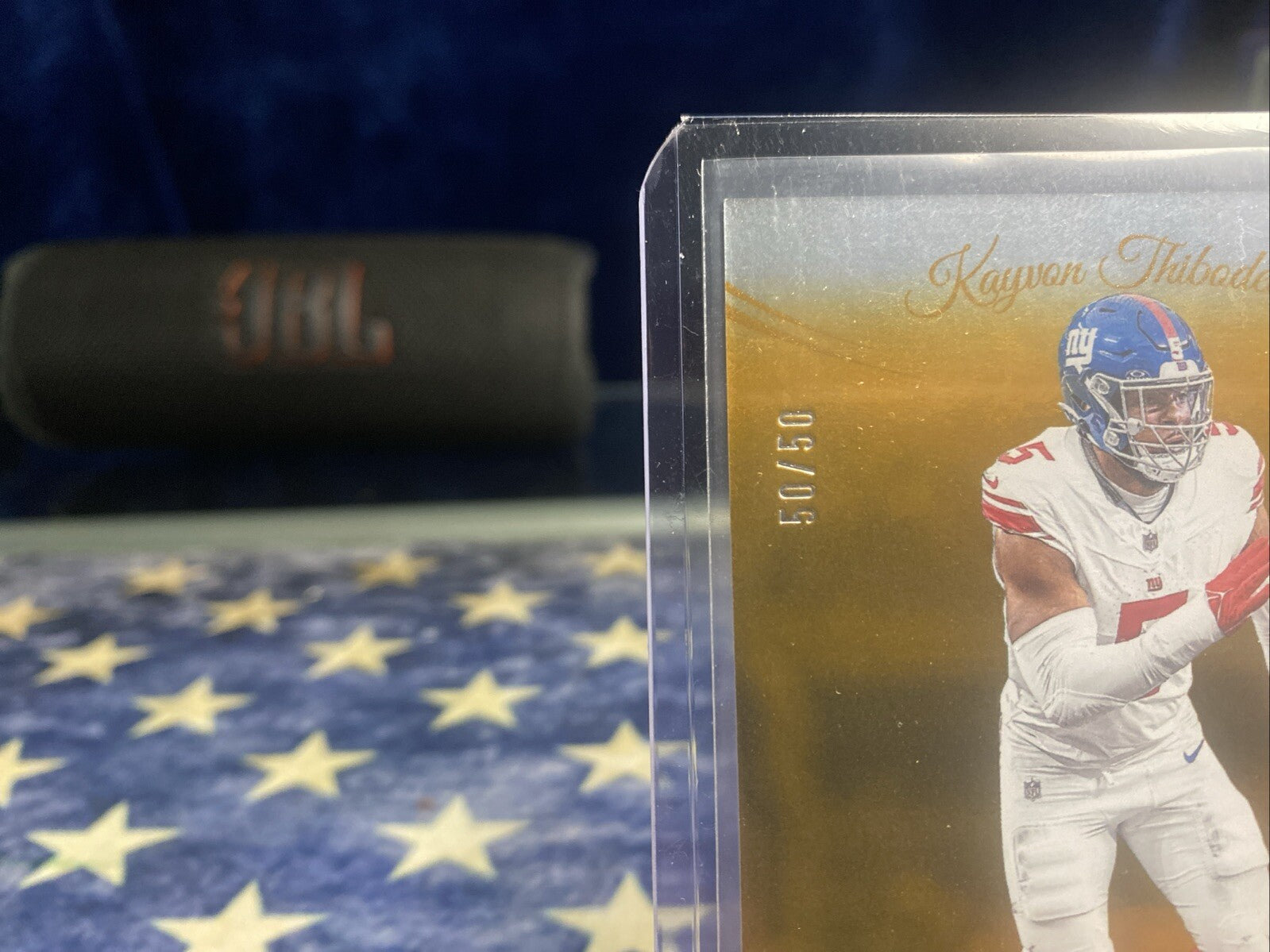2024 Panini Prestige - Xtra Points Orange #226 Kayvon Thibadeaux 50/50 Bookend