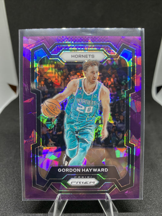 GEM - 2023 - 24 NBA Prizm - Gordan Hayward - #251 Purple Cracked Ice 004/149