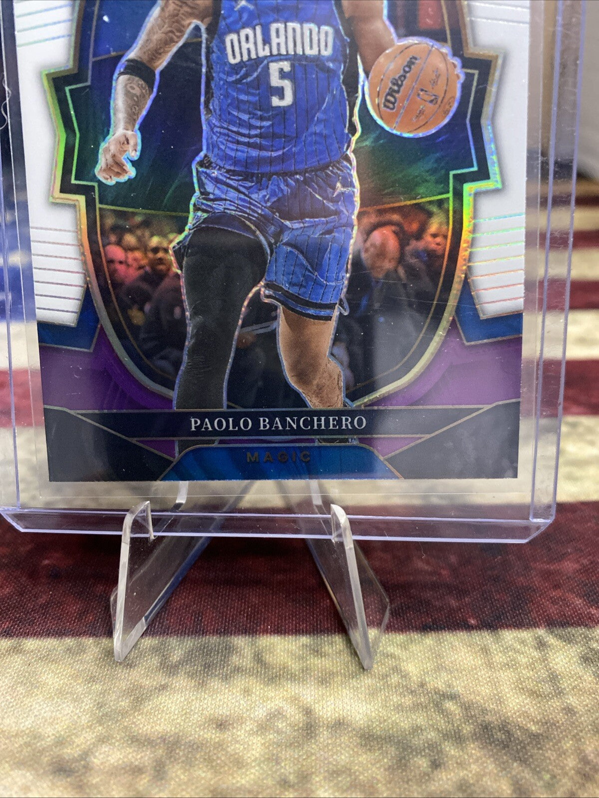 2022 Panini Select Green White Purple Paolo Banchero #72