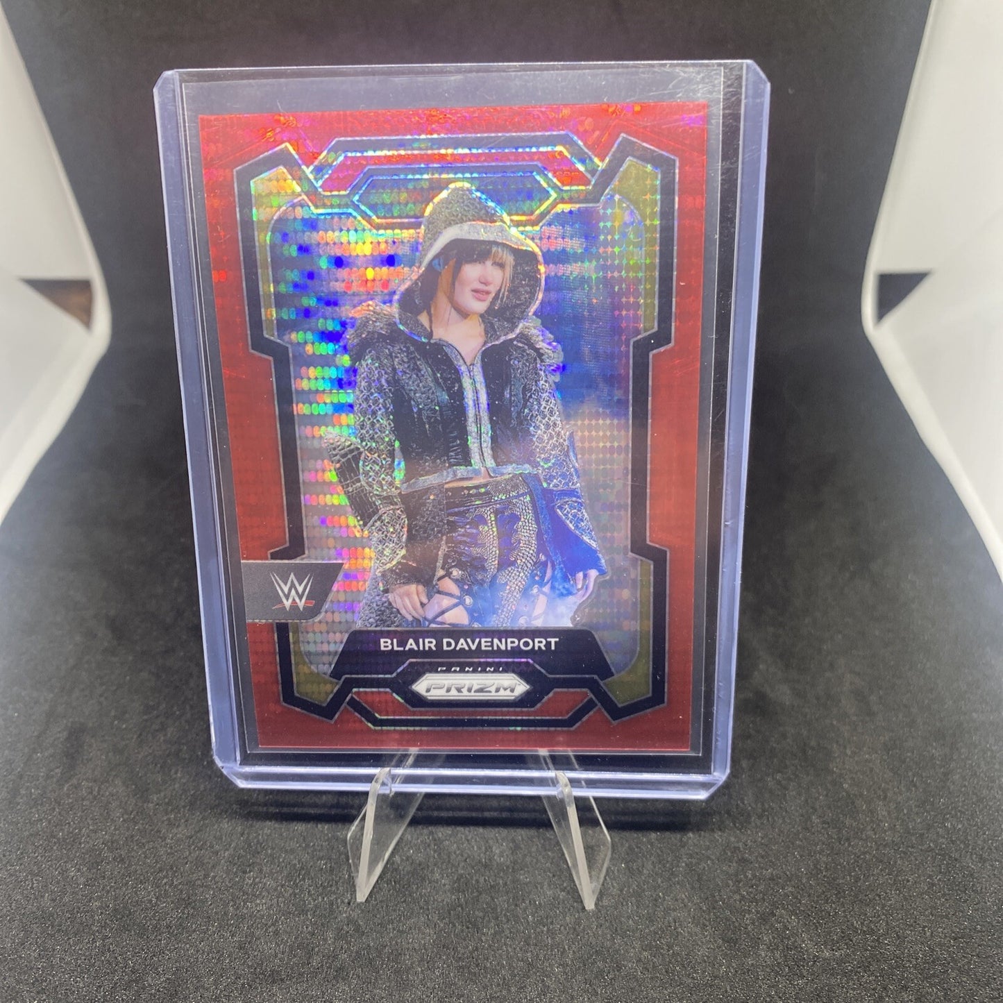 Blair Davenport #140 2024 Prizm WWE Red Pulsar Prizm /399