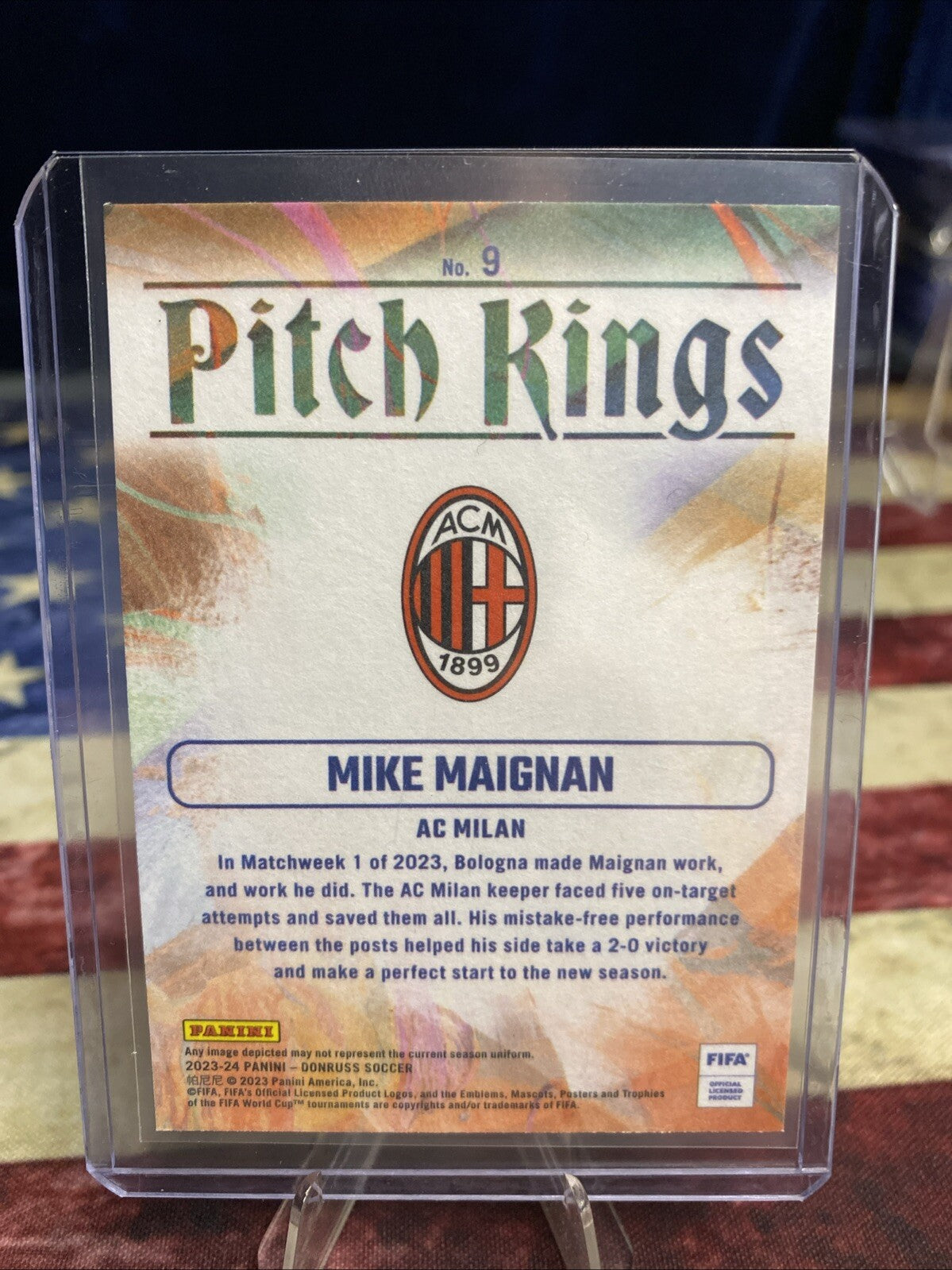 2023-24 Panini Donruss FIFA - Pitch Kings #9 Mike Maignan