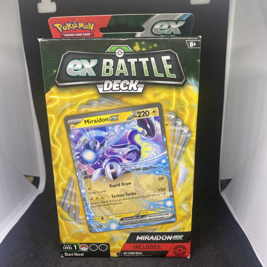 Pokemon Miraidon Ex Battle Deck