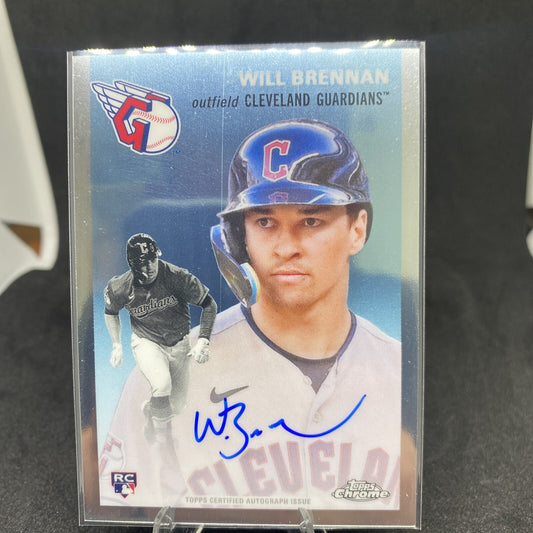 2023 Topps Chrome Platinum Anniversary Will Brennan Rookie Auto