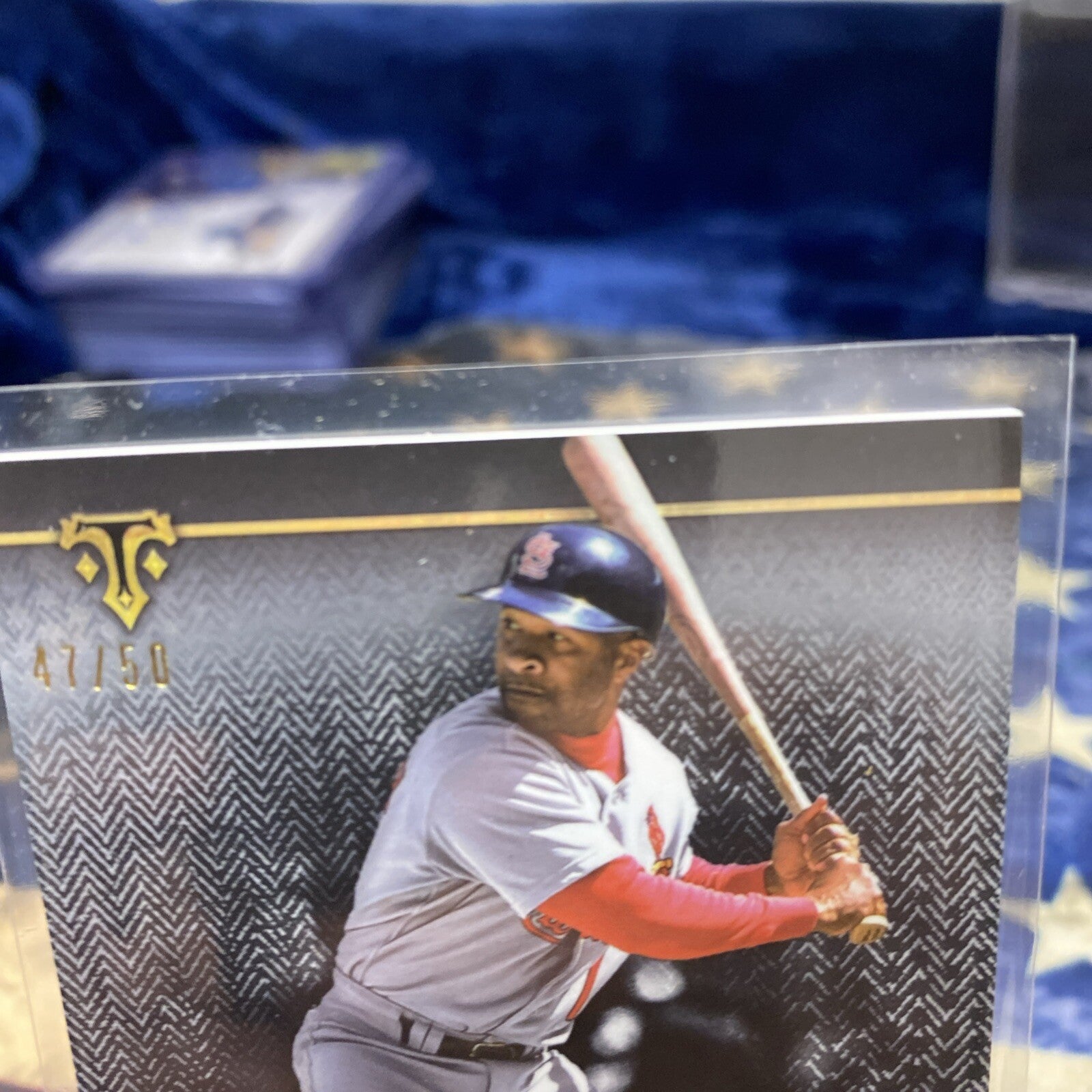 2021 Topps Triple Threads #68 Ozzie Smith #/50 SP Black Parallel Stl Cardinals