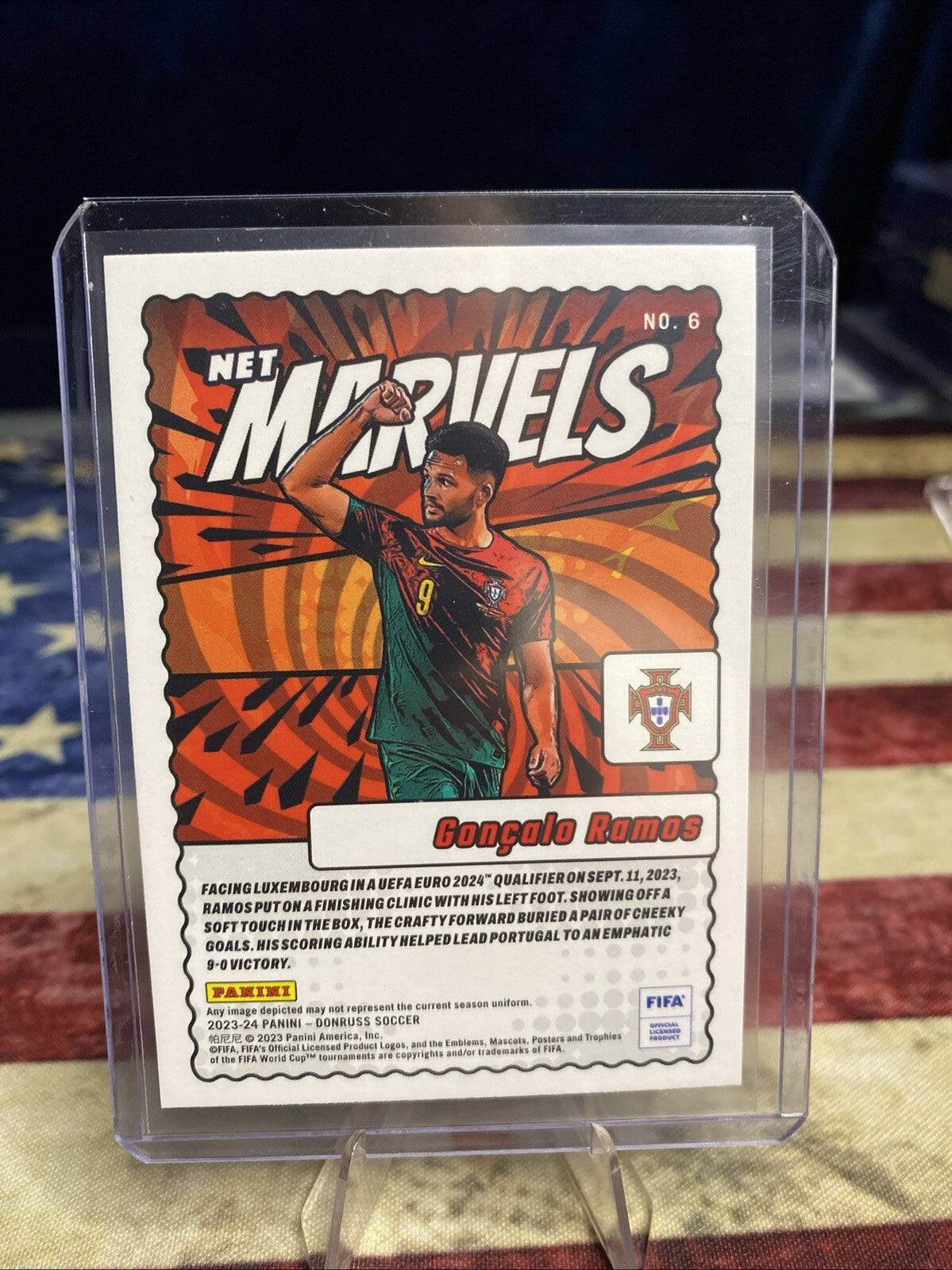 2023-24 Panini Donruss FIFA - Net Marvels #6 Goncalo Ramos