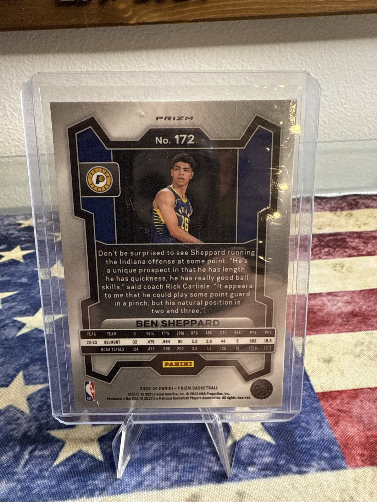 2023-24 Panini Prizm - Ben Sheppard #172 Silver Prizm (RC)