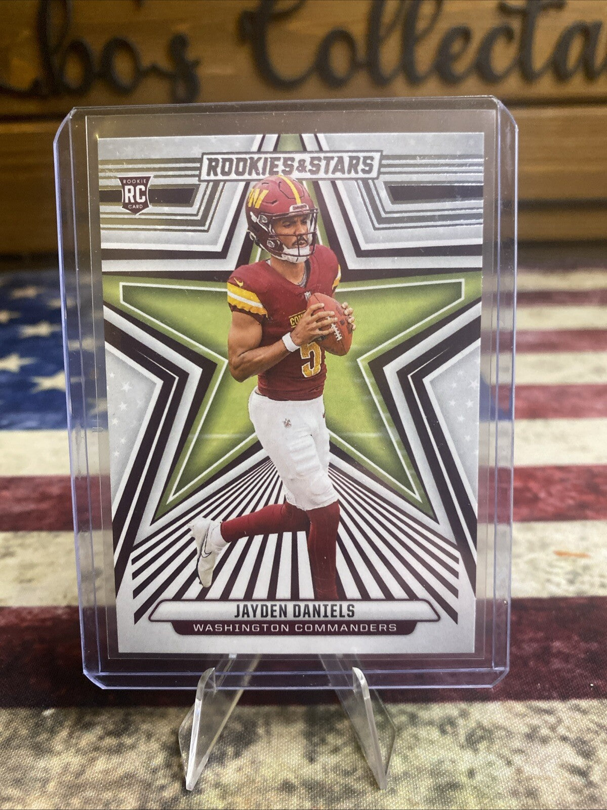 2024 Panini Rookies And Stars Jayden Daniels Rookie Card!